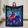 Mazinger Z Manga Gebreide Dekens Koraalfleece Pluche UFO Robot Grendizer Warme Worpdeken voor Beddengoed Bank Sprei