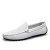 Mode Formele Heren Loafers Echt Leer Heren Rijschoenen Gloednieuw Heren Flats Mocassins Italiaans Ademend Instapper Mannelijke Bootschoenen