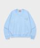 Geulleondeun Signature Logo V Neck Sweatshirt (Baby Blue)