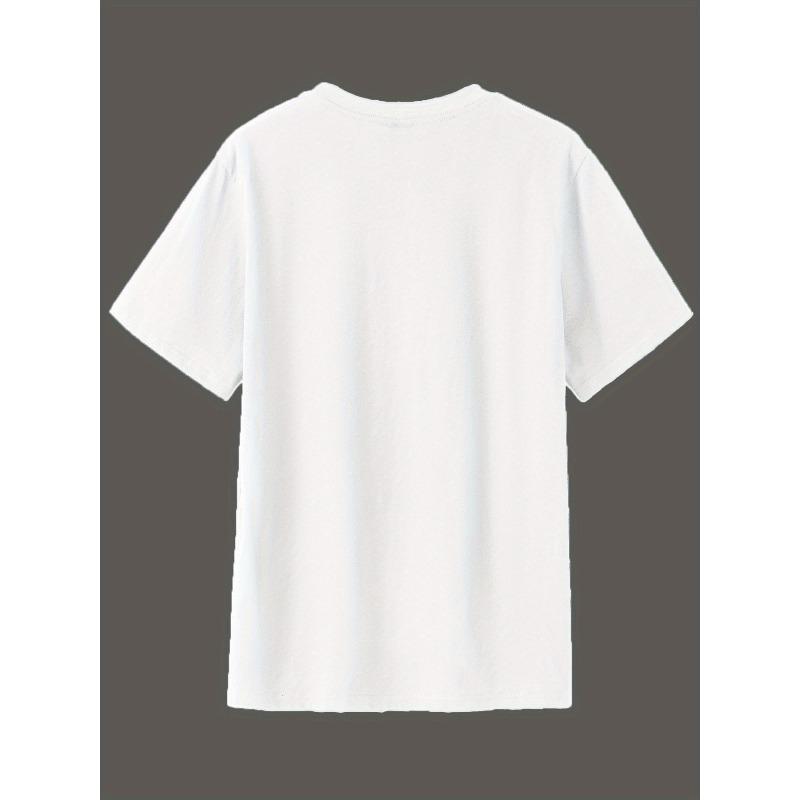European sizes A Men'S Summer Casual T-Shirt Featuring a Round Neck, Adorned with a Mighty Lion Print And Spanish Motivational Phrases