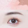 Silkworm Eyeshadow Palette Matte Pearlescent Fine Sparkle Three-Color Earth Color Eyeshadow Portable Long-lasting Makeup Repair Palette