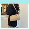 Nylon Outdoor Casual Shoulder Bag With Letter Embroidery For Womens Daily Use