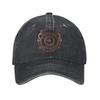 Retro Raccoon Police Department Logo Baseball Caps Unisex Distressed Denim Washed Snapback Cap Adjustable Fit Hats Cap