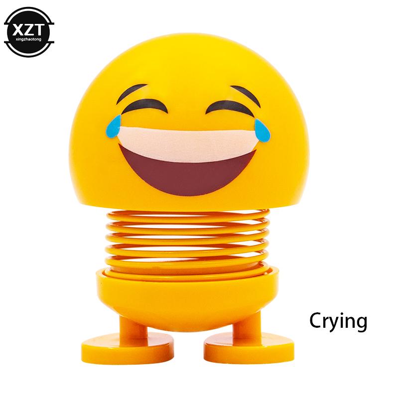 Car Interior Accessories Sticker Funny Shaking Head Doll Small Ornaments Lovely Doll Creative Car Toys Car Body Decoration