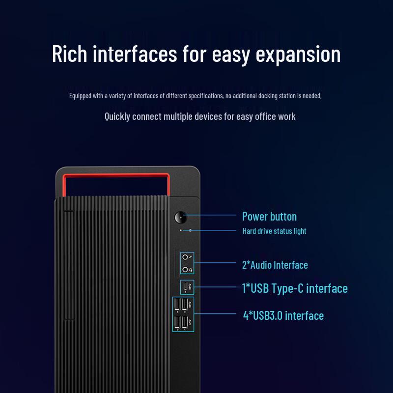 Lenovo Kaitian M90h G1T Commercial Desktop PC (CN Version)