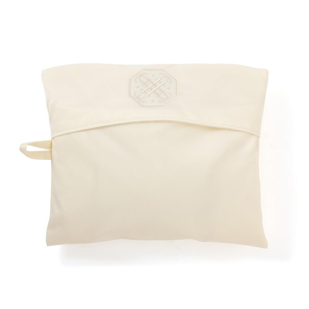Franc Franc Japan Bi Color Satin CoMpression Organizer Mint Ivory M