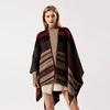 Ladies' Autumn Winter Extended Fashionable Scarf Shawl Dual-use Travel Camping Warm Double-sided Imitation Cashmere Cape