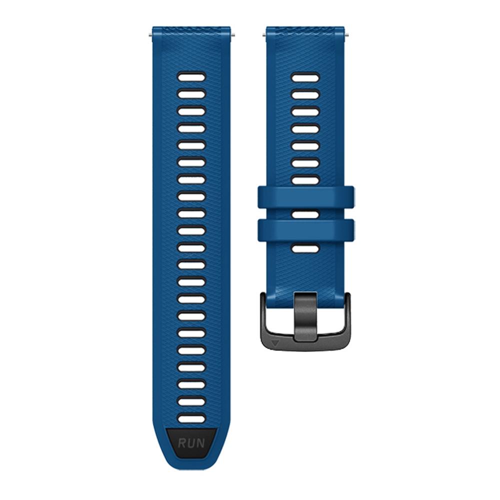 22mm Two-tone Silicone Watch Strap For Garmin Forerunner 265 255 Music 570 47mm/Venu 4 3 45mm Smartwatch Bracelet Watch Bands