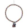 Bird Parrot Circle Ring Rope Perch Stand Swing Chewing Toy Birdcage Decoration Accessory