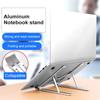 1 Set Laptop Thicken Strong Construction Aluminium Stand More Alloy Height Adjustable Laptop Support for Home