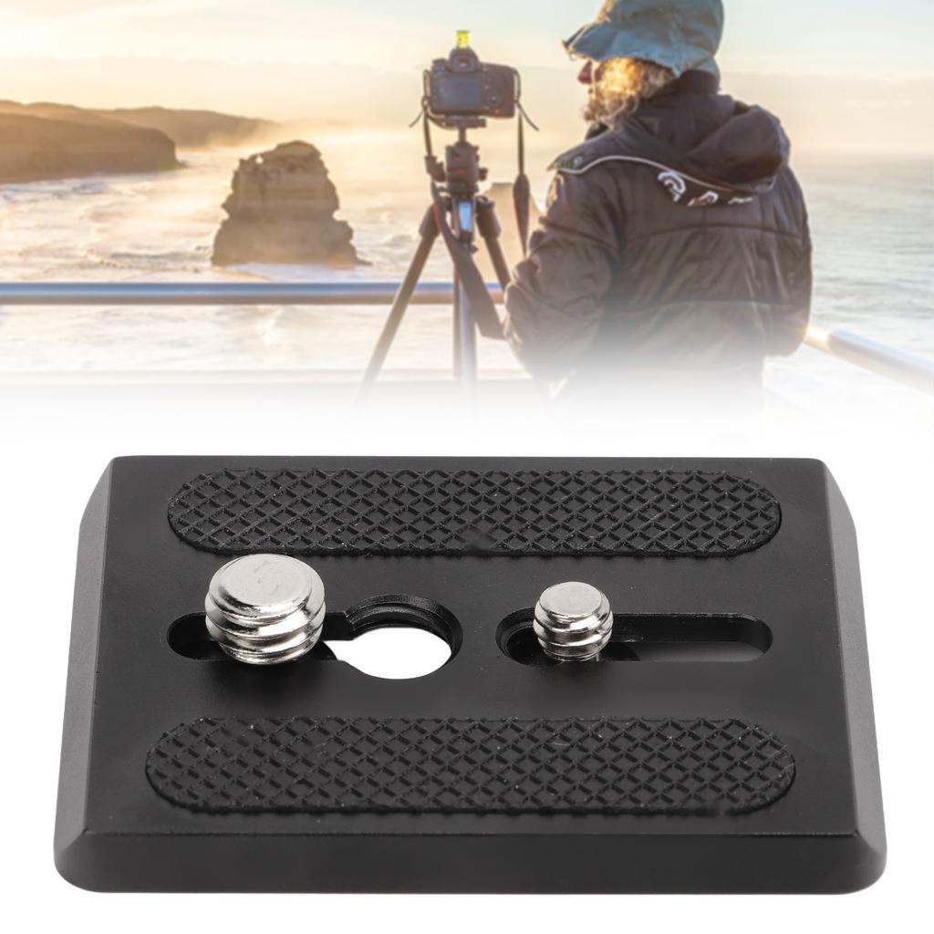 Tripod Quick Release Plate SLR Camera Tripod Head Plate Adapter 1/4in 3/8in Thread for Sachtler FSB 6T FSB 8T DV2 DV 8 DV 10sb DV10