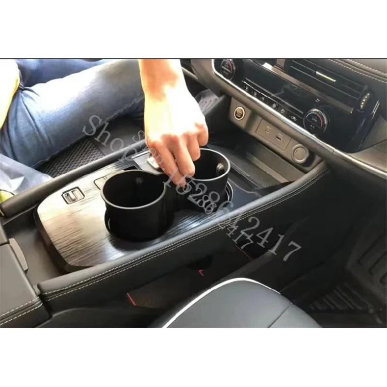 Central Control Water Cup Holder Modified Gear Water Cup Slot Frame Limiter Storage Box For Nissan Qashqai J12 1.3T  2024