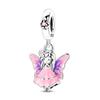 Original Charms Bead Copper Butterfly Tulip Cherry Blossom Mushroom Cat Charm Fit Bracelet Bangle Women Diy Jewelry