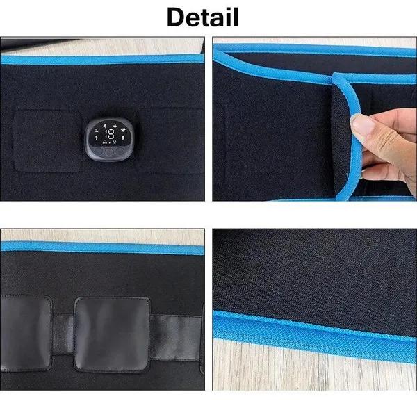 Muscle Stimulation Belt Electric Abdominal Trainer Exerciser Toning Belts for Leg Arm Workout Fitness Home Gym Equiment