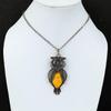 Bumble Bee Jasper Pendant Copper Wire Wrapped Pendant Gemstone Pendant Handmade Copper Jewelry Owl Pendant Gift For Her Unique Style Pendant