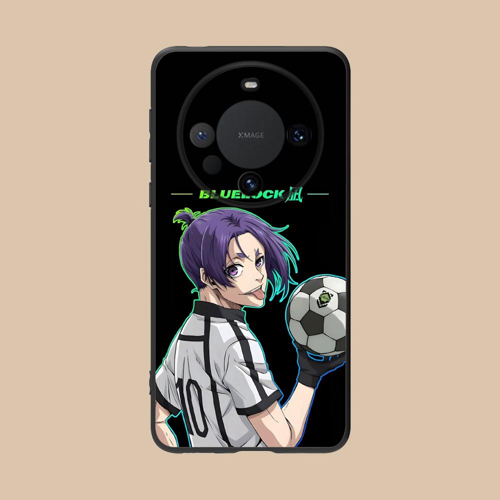 Blue Lock Reo Mikage Mattes TPU-Handyhülle für Huawei Mate 60 50 40 30 20 10 Pro Plus Lite E 5G Bunte Druckabdeckung