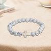 Kruisarmband voor mannen en vrouwen, stenen kralen kruisarmband, elastische stenen religieuze polsband, sieraden, geschenken voor christenen