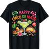 Glad Cinco de Mayo Fiesta Mexikansk Fest Herr Dam Barn T-shirt