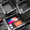 Central Console Armrest Storage Box Coins Organizer Tray Stowing Tidying for Jeep Wrangler JL 2018-2022 Car Interior Accessories