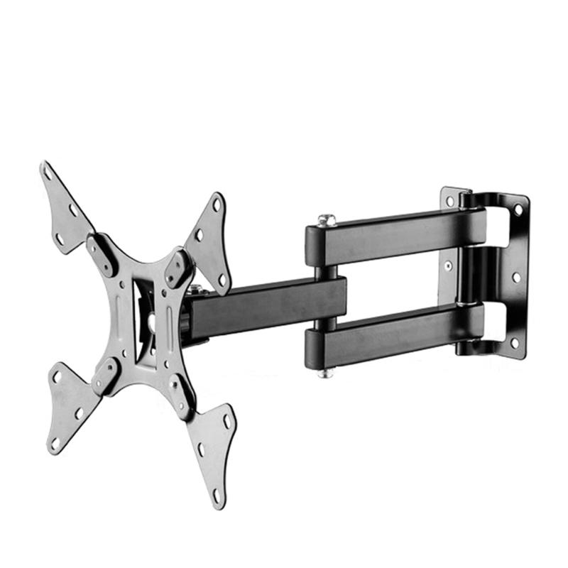 Heavy Duty TV Wall Mount Bracket Retractable Vesa Mount Holder for 14-37Inch TV for Living Room Bedroom