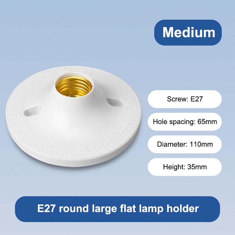 250V E27 Lamp Holder Socket Ceiling Mounted, Bakelite Porcelain Base Screw Edison Bulb Socket For Home Project Use T3Y4