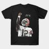 Asian Size Men Black Print T-shirt Shedeur-Sanders Cleveland Browns No-Cut Heat Transfer Print Cotton Tshirt
