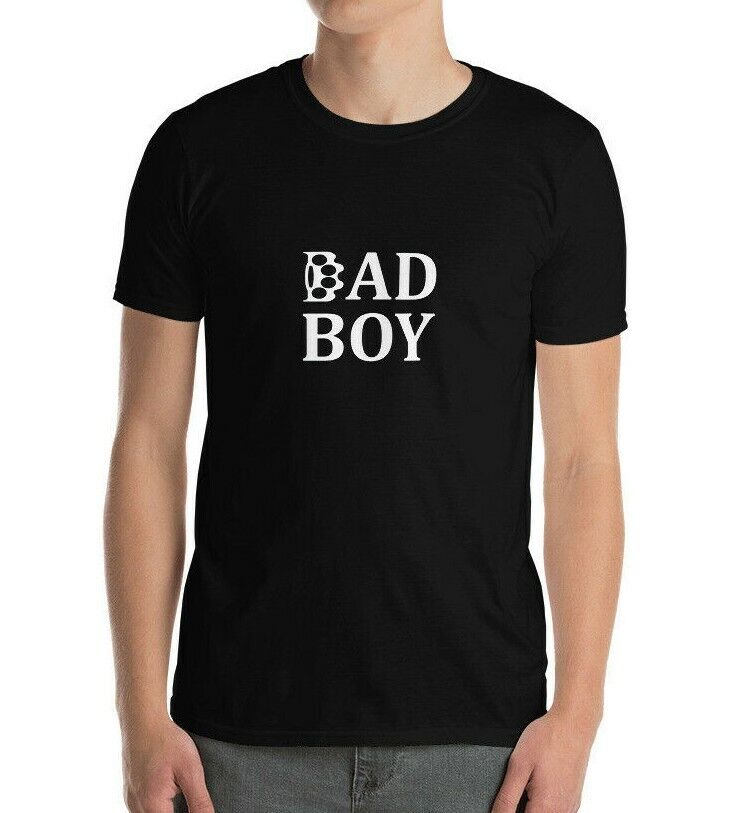 Bad Boy Logo Knuckles Chemise Lui Street Life Cool Attitude Tough T-Shirt unisexe