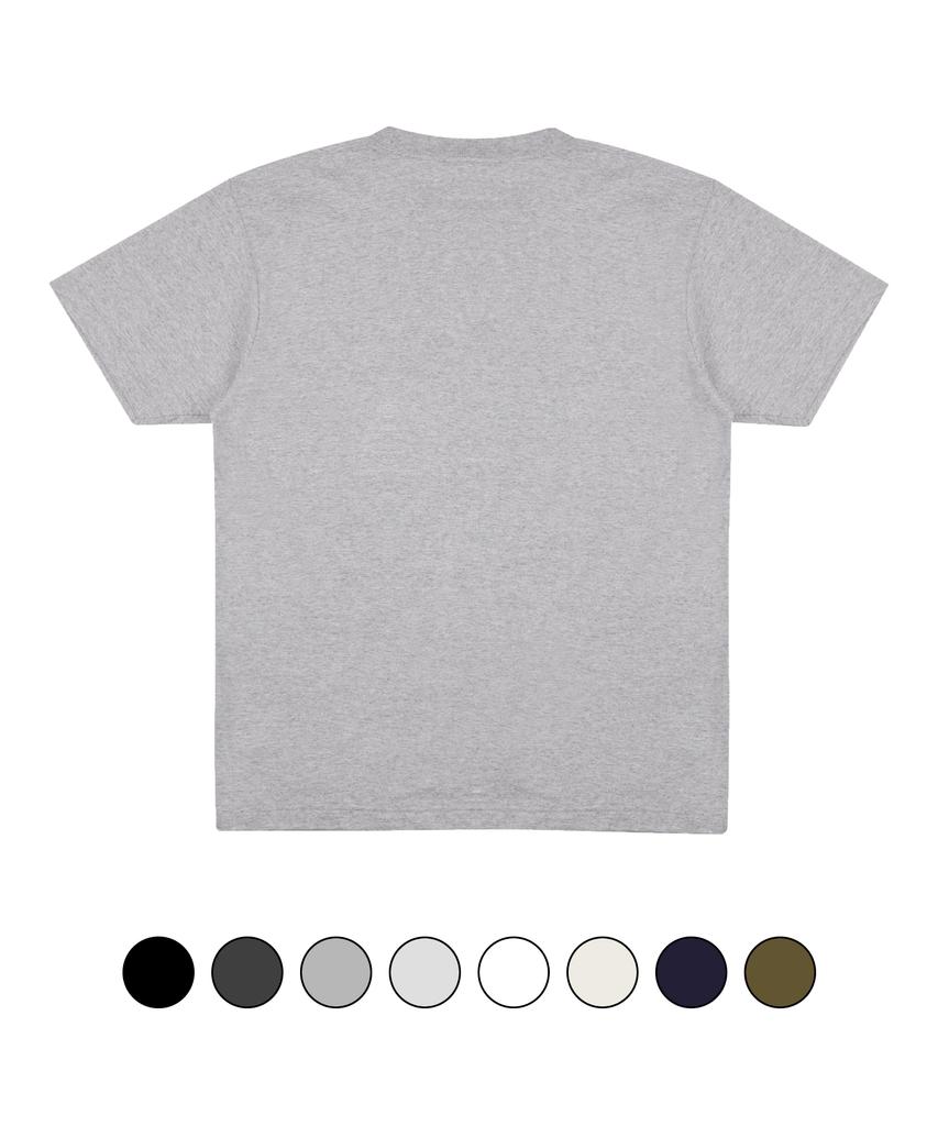 CREAM SODA LAB Basic Semi-Overfit Short Sleeve T-Shirt (Type A)