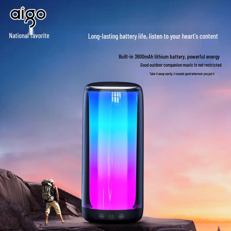 aigo T158 Smart Portable Bluetooth Speaker CN plug (adapter included) (CN version)