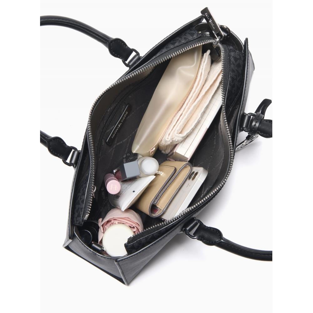 Michael Kors [japan Limited] Arden Top Zip Satchel Medium   Mk Signature 35f5g4xs2b2605 Light Cream Multi