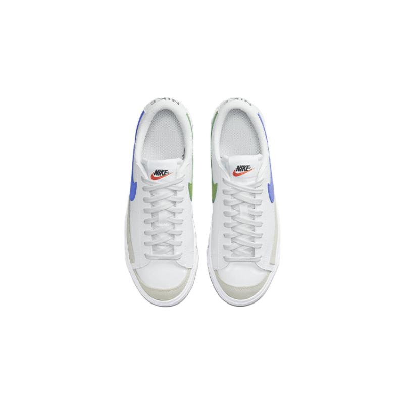 Nike Blazer Low '77 'White Chlorophyll Medium Blue' GS Sneakers DA4074-109
