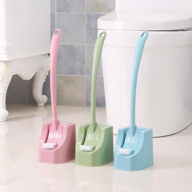 Household Toilet Brush Set Long Handle Double Head No Dead End Cleaning Brush