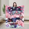 Alien Stage Manga Character Collage Plush Blanket Flannel Throw Blanket For Couch Chair Soft Custom Quality Bedspread