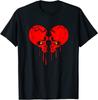 Skull Heart Valentine's Day Great Unisex T-shirt
