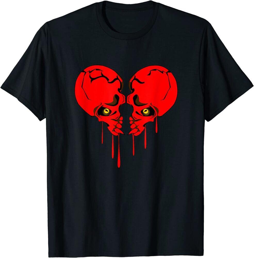 Skull Heart Valentine's Day Great Unisex T-shirt
