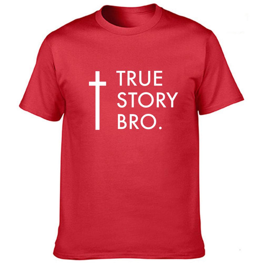Story Bro Fashion Men Harajuku Casual T Shirt Christian Religious Jesus Faith Graphic T Shirt