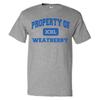 Property Of Weatherby Funny Tee Unisex T-shirts
