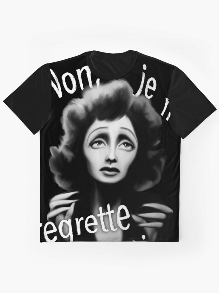 Édith Piaf Je Ne Regrette Rien Graphic T-Shirt