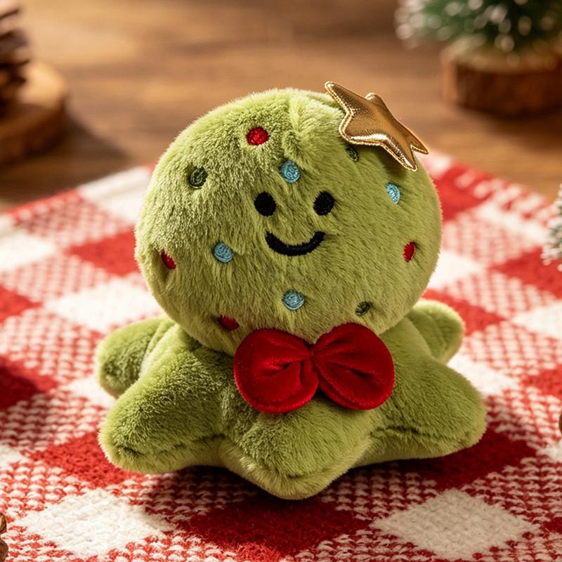 Weihnachts-Stoffpuppe Weihnachtsmann Wichtel Geschenkbox Dekorative Hängefigur für Feiertagsdekoration und Geschenke