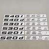 3D ABS Car Letters Logo 520i 530i 540i Rear Trunk Badge Sticker Decals For 5 Series 520i 530i 540i G30 Auto Tail Marking