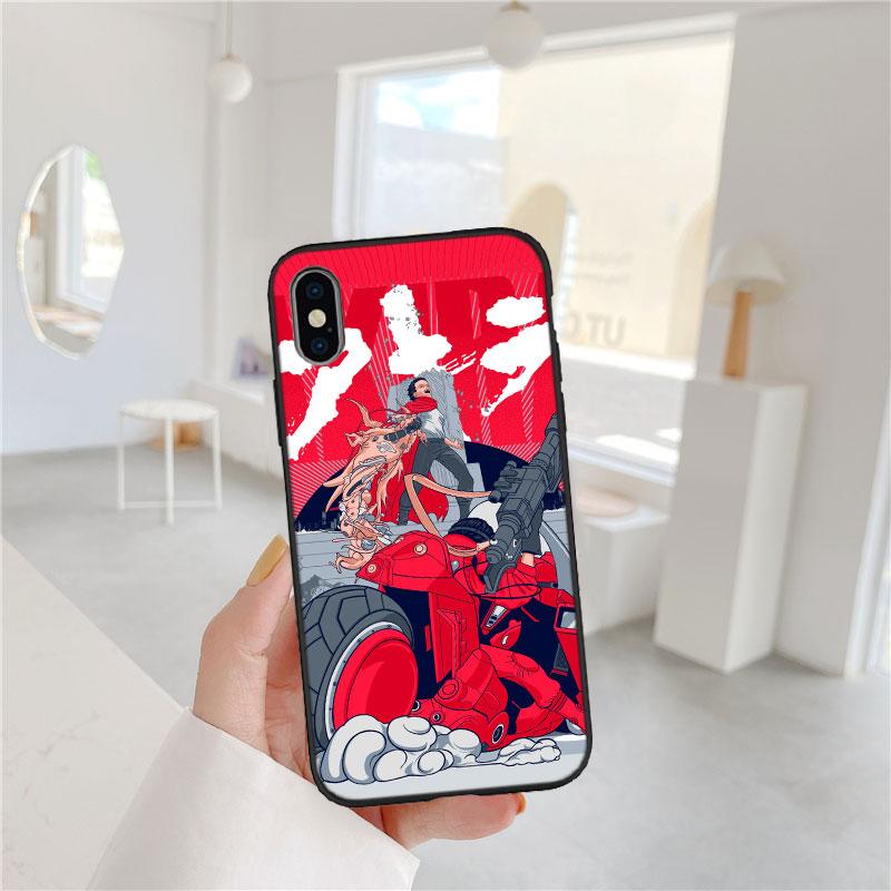 LO2 Akira Anime Soft Shell Phone Case for Redmi Note 8 9 Pro Max 9S 9T 9C NFC 8T 8A 10A A4