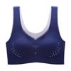 Ultra Thin Ice Silk Back Large Size  Seamless Underwear No Steel Ring Gathered Bra  Sports Tank Top Women's Bra Wrap