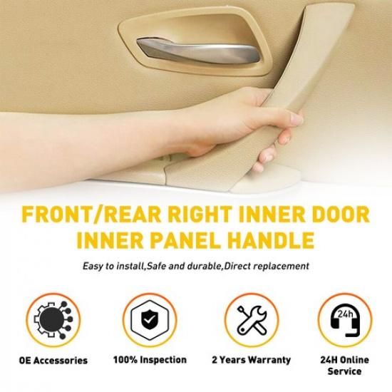 Beige Right Side Inner Door Handle fit 2004-2012 BMW E90/E91/E92 Car Accessories