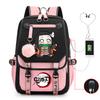 Ghost Annihilation Blade Grade 3-6 Junior High School Student High School Student School Bag Strap USB Multifunctional Backpack