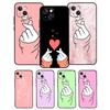 Kpop Hand Finger Heart Case For Xiaomi Redmi Note 14 13 9 10 11 12 15 Pro Plus Cover For Redmi 15 C 13C 12C 10C 14C