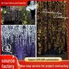 Round Sequin Beaded Wedding Curtain for Stage, Ceiling, Window, or Stall Decoration
