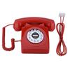 Vintage Antique Telephone Numbers Storage Clear Sound Retro Telephone ‑ Red