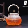 Chaxun Hammered Glass Teapot for Gongfu Tea