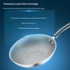 SUPOR Crystal Diamond Honeycomb Stainless Steel Wok