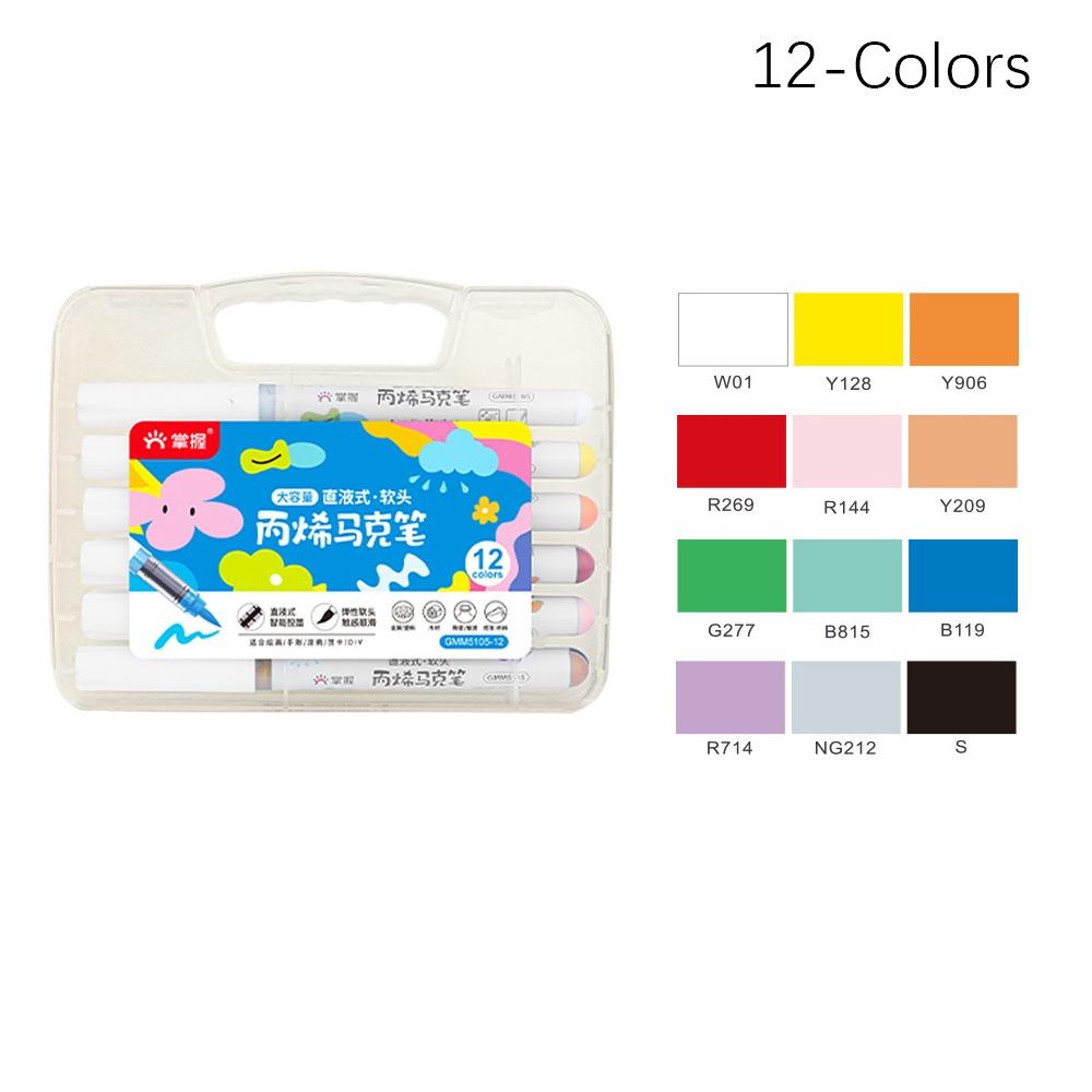 Weicher Farbstift mit Spitze Gerader Flüssigkunst-Aquarellstift Hochwertiger Acrylmarker Malerei